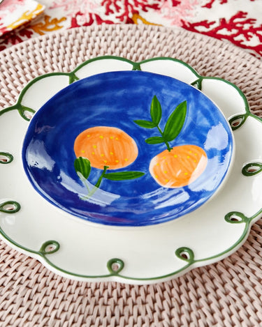 Lunch Plates Peaches and Keen Plates After Matisse  - Set of 4