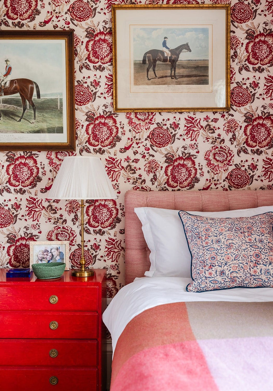 Mayfair Trinket Tray Hold All Rattan Basket in Green - Casa by Josephine Jenno