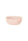 Mayfair Trinket Hold All Rattan Basket in Pink