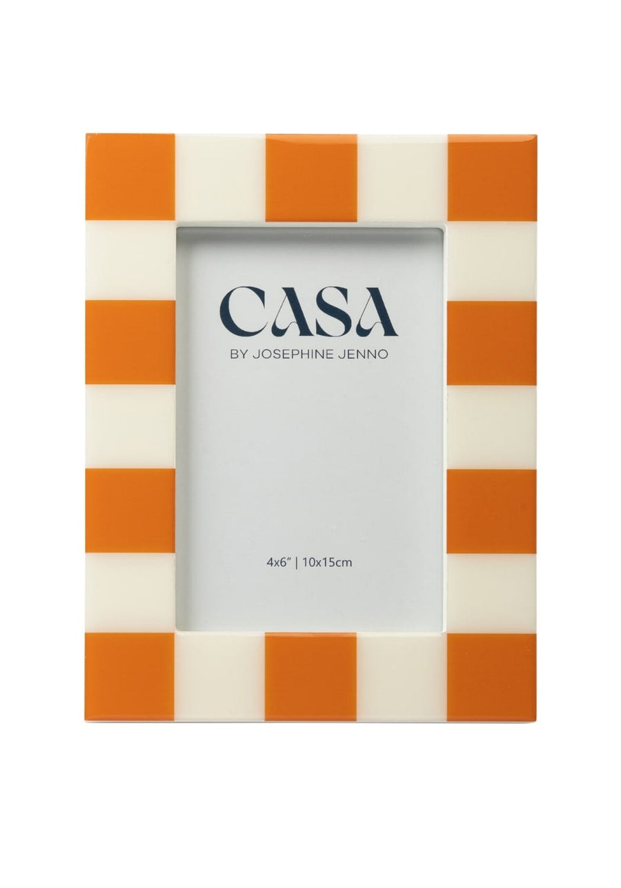 Mia Sunset Checkerboard Frame 6x4