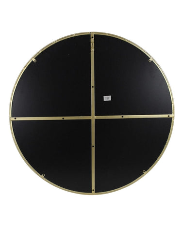 Round Gold Living Room Mirror