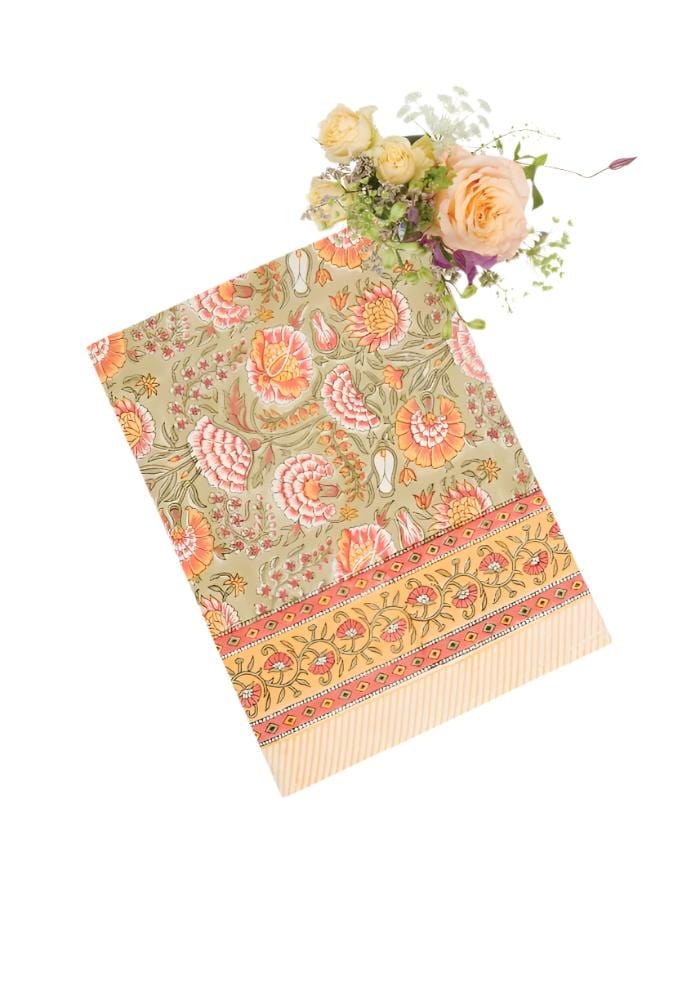 Mughal Rajan Floral Tablecloth - Casa by Josephine Jenno