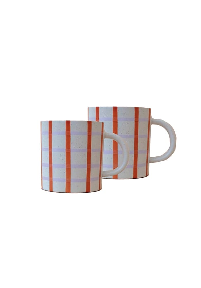 Checkered Cup set of 2