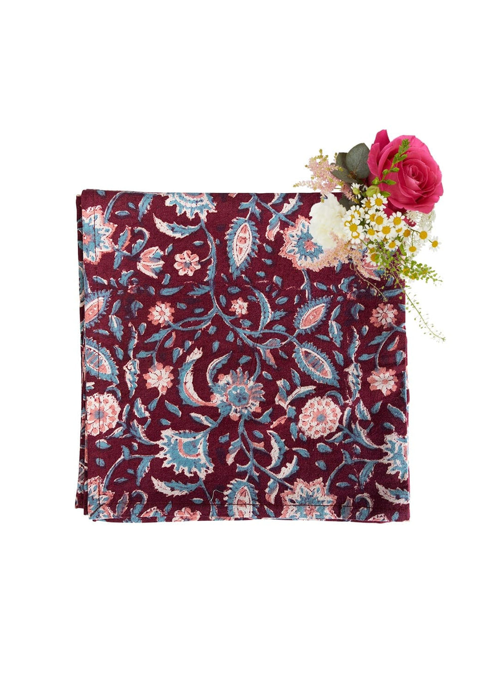 My Maroon Table Napkin - Set of 4 - Casa by Josephine Jenno