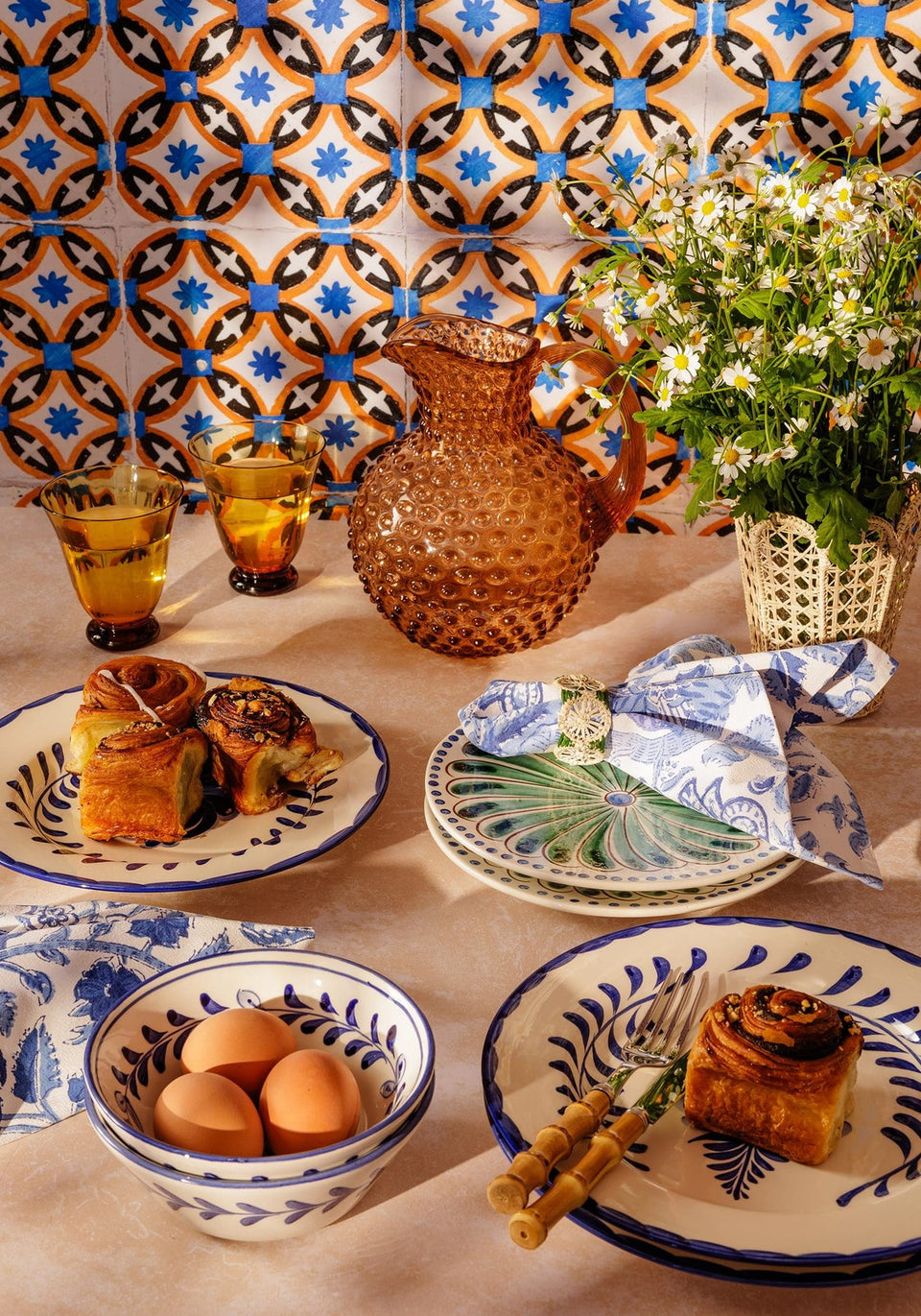 Atlántico Iraca Woven Napkin Ring, Green