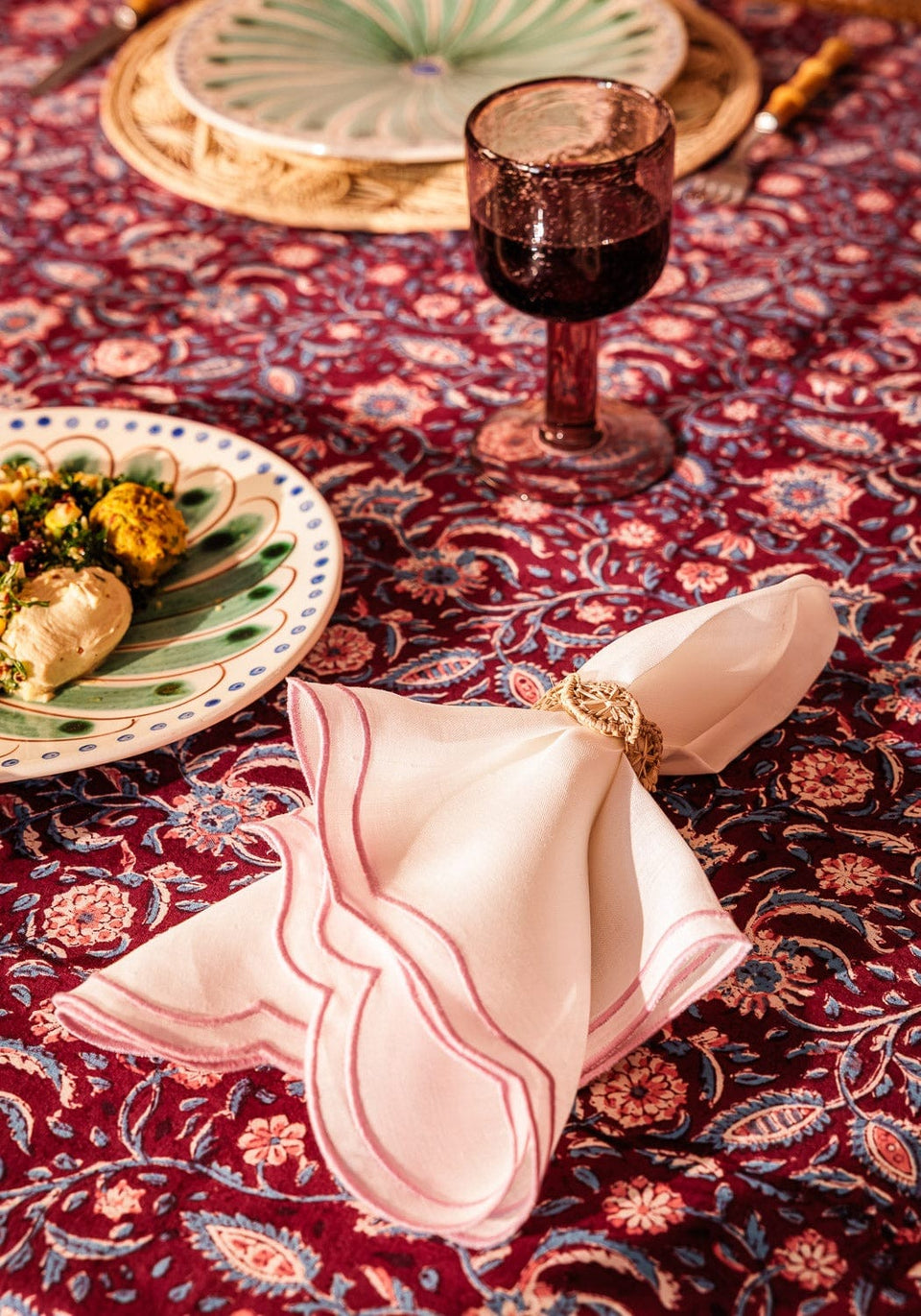 Napkin Ring Atlántico Iraca Woven Napkin Ring, Natural