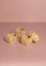 Atlántico Iraca Woven Napkin Ring, Yellow