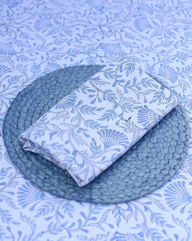 Napkins Blue Fan Napkin