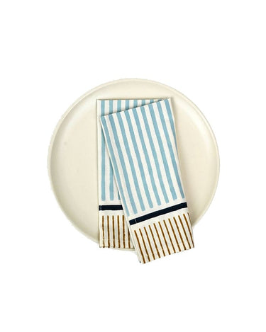 Conscious Crossroads Recycled Napkin Pair - Blue