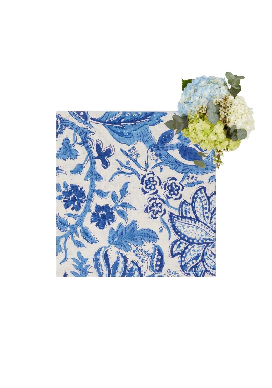 From Jaipur with Love Blue and White Table Napkin - Set of 4