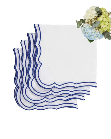 I'm a Fan Blue and White Napkins - Set of 4