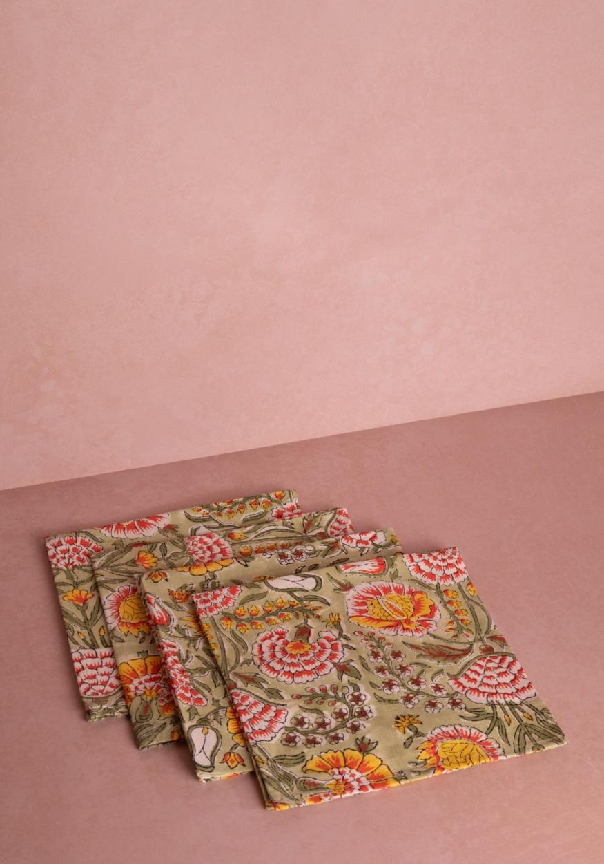 Juliette's Floral Table Napkin - Set of 4