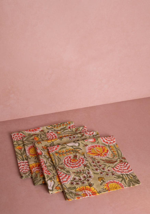 Juliette's Floral Table Napkin - Set of 4
