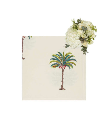 Palm Tree Table Napkin - I Dream of Genie - Set of 4