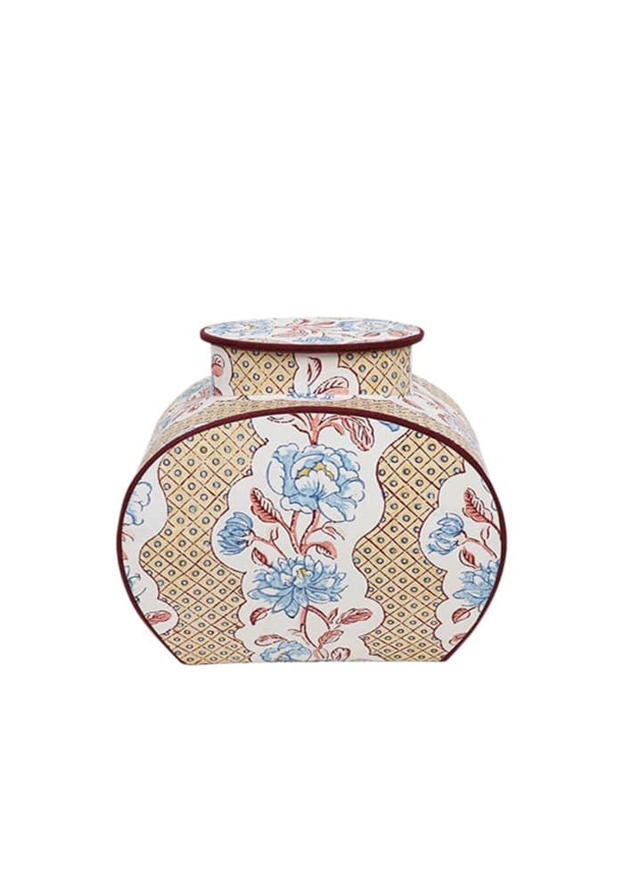 New Vintage: Recycled Block Print Jar - Casa by Josephine Jenno