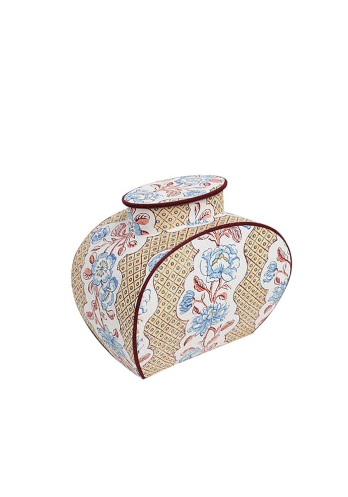 New Vintage: Recycled Block Print Jar - Casa by Josephine Jenno