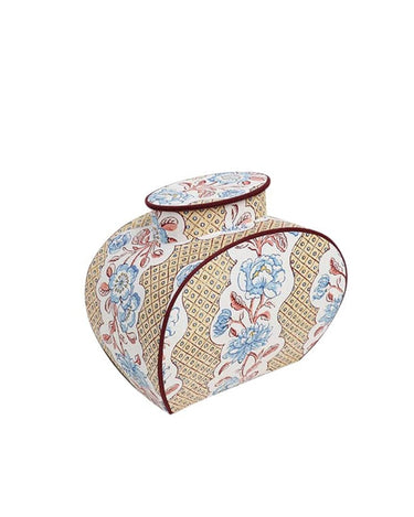 New Vintage: Recycled Block Print Jar - Casa by Josephine Jenno