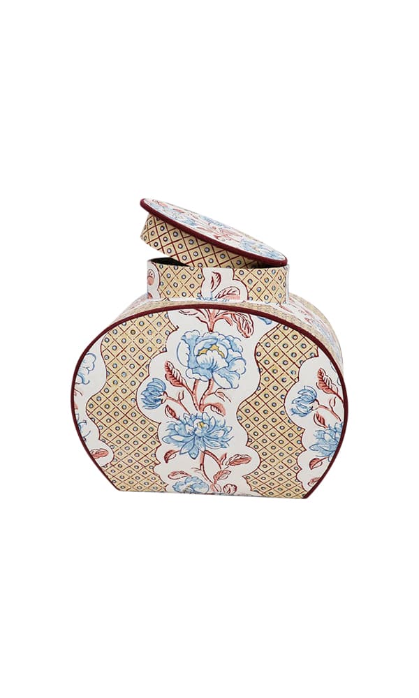 New Vintage: Recycled Block Print Jar - Casa by Josephine Jenno