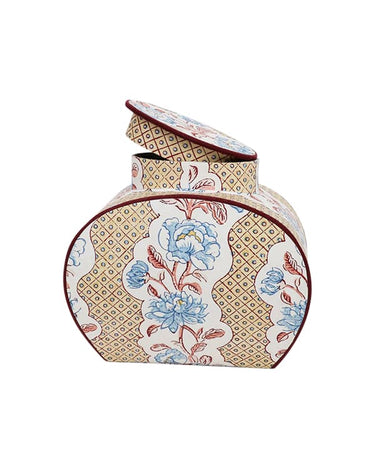New Vintage: Recycled Block Print Jar - Casa by Josephine Jenno