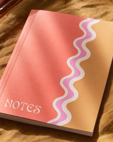A5 Lay Flat Notebook | Wiggle Wave | Lined