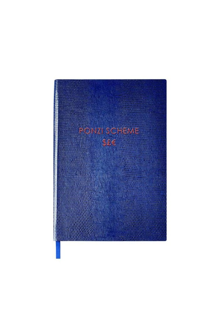 NOTEBOOK - PONZI SCHEME - Casa by Josephine Jenno