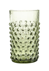Olive Green Dew Drop Tumblers - Set of 4 - Casa by Josephine Jenno