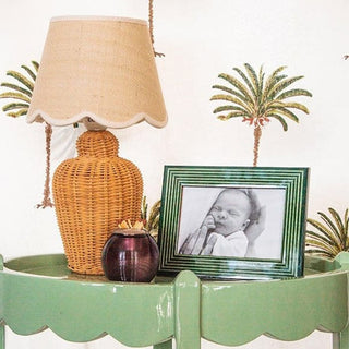 Olive Green Dream Striped Photo Frame 6x4" - Casa by Josephine Jenno