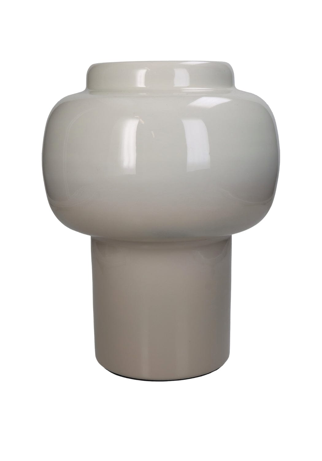 Olivia Black Modernist Vase - Casa by Josephine Jenno