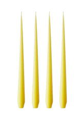 Olivia's Lemon Drop Medium Taper Candles - Casa by Josephine Jenno