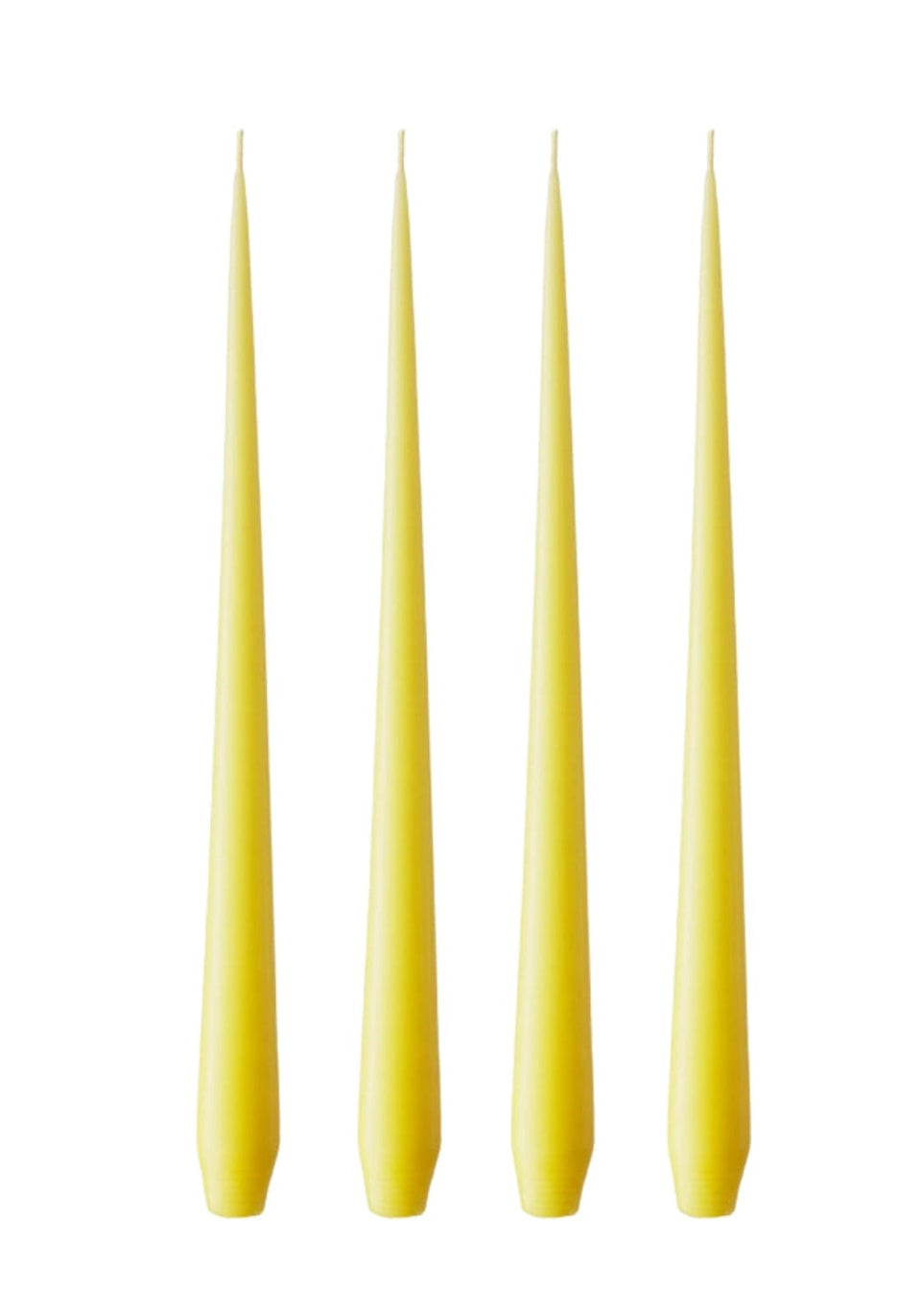 Olivia's Lemon Drop Medium Taper Candles - Casa by Josephine Jenno