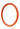 Orange Ball Wall Mirror – Sculptural Framing, Pure Joy - Casa by Josephine Jenno