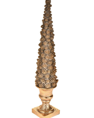 Ornament Adalyn Golden Cone Tree