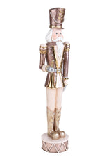 Frederic Rose Gold Glitter Nutcracker 52cm high