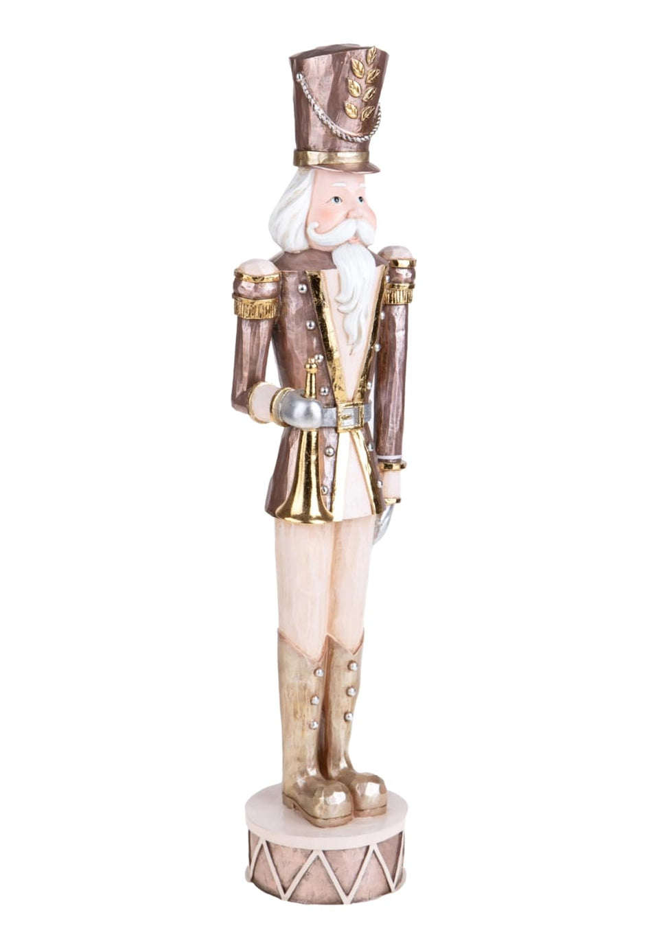Frederic Rose Gold Glitter Nutcracker 52cm high
