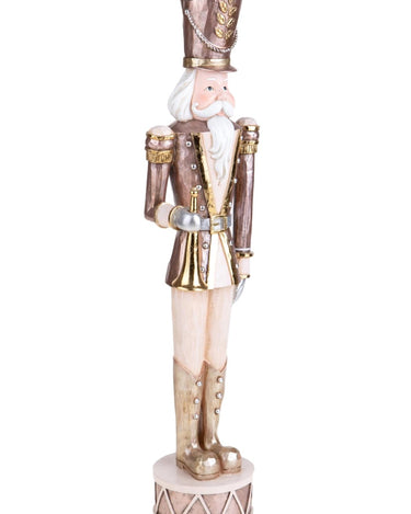 Frederic Rose Gold Glitter Nutcracker