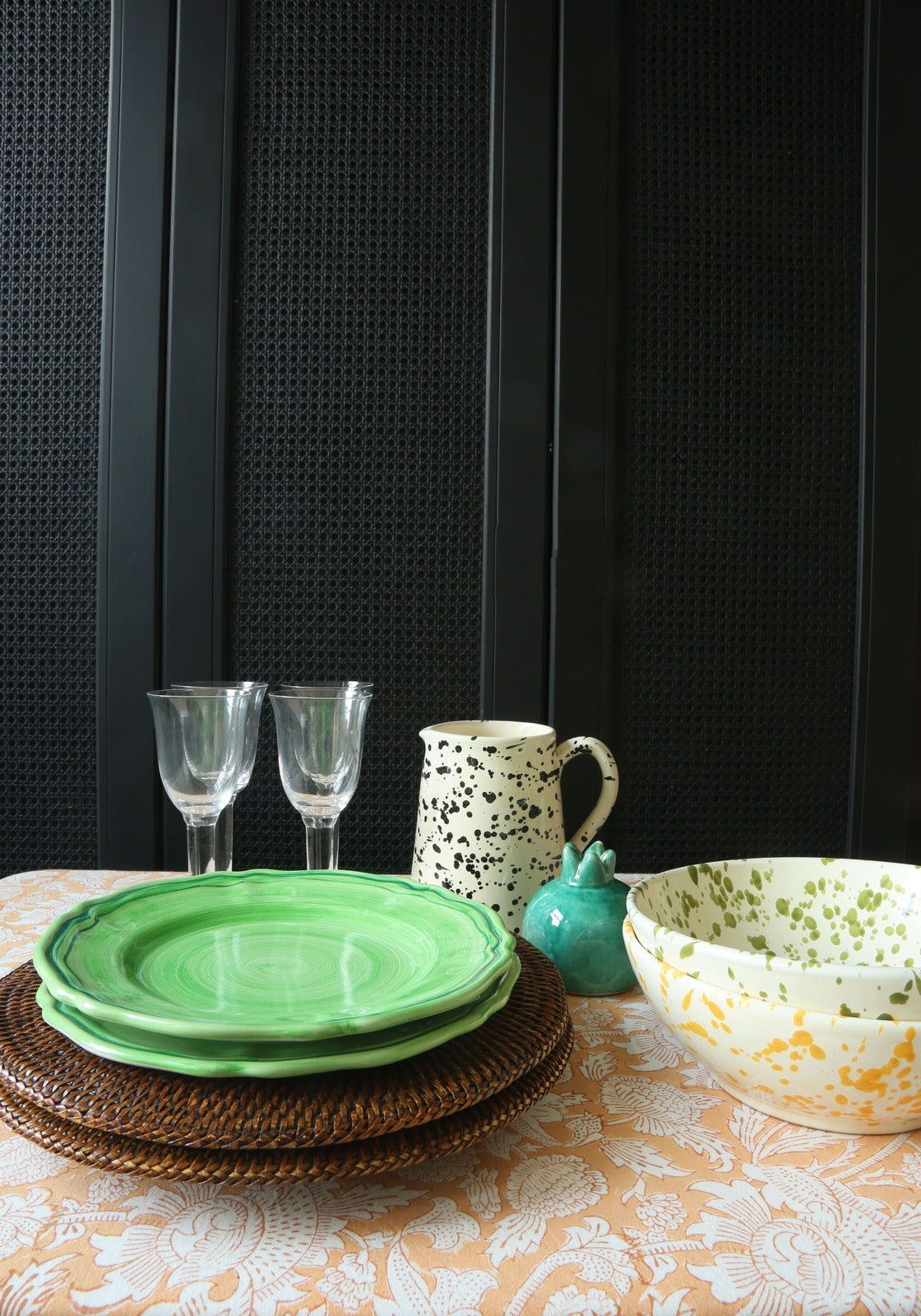 Handpainted Small Ceramic Pomegranate