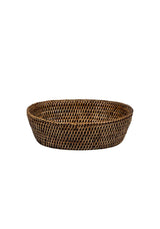 Oval Rattan Bowl - Set of 3