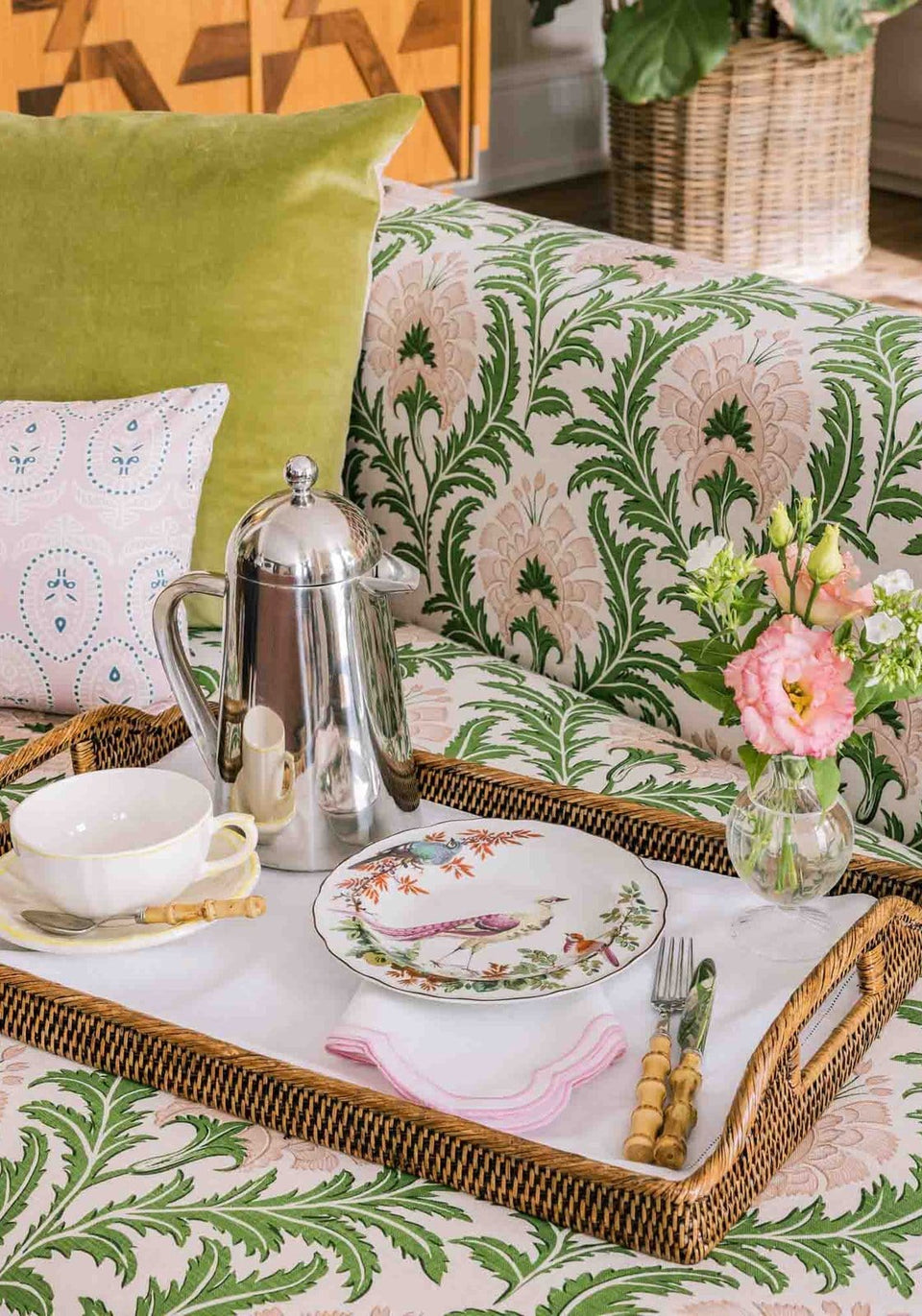 Paint the World Pink Napkins - Set of 4 - Casa by Josephine Jenno