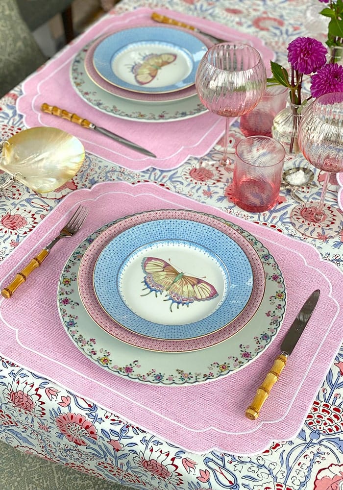 Paint the World Pink Placemats - Set of 4 - Casa by Josephine Jenno