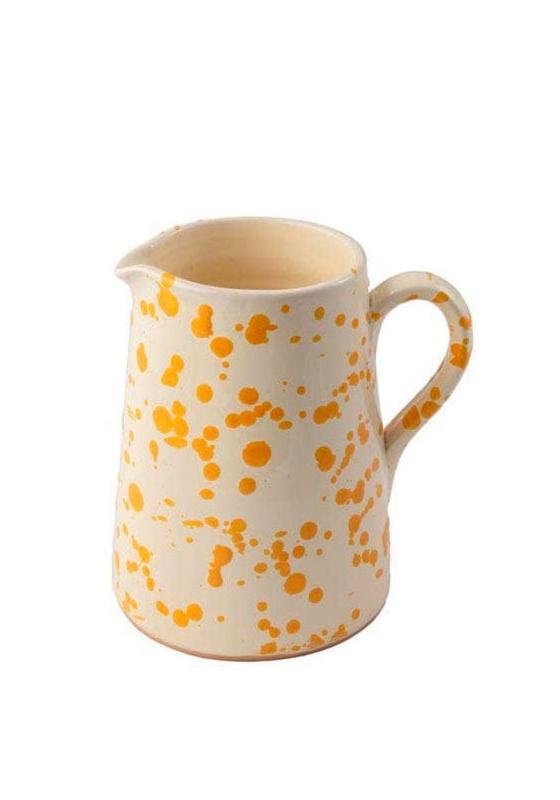 Painted Small Terracotta Jug - Casa by Josephine Jenno