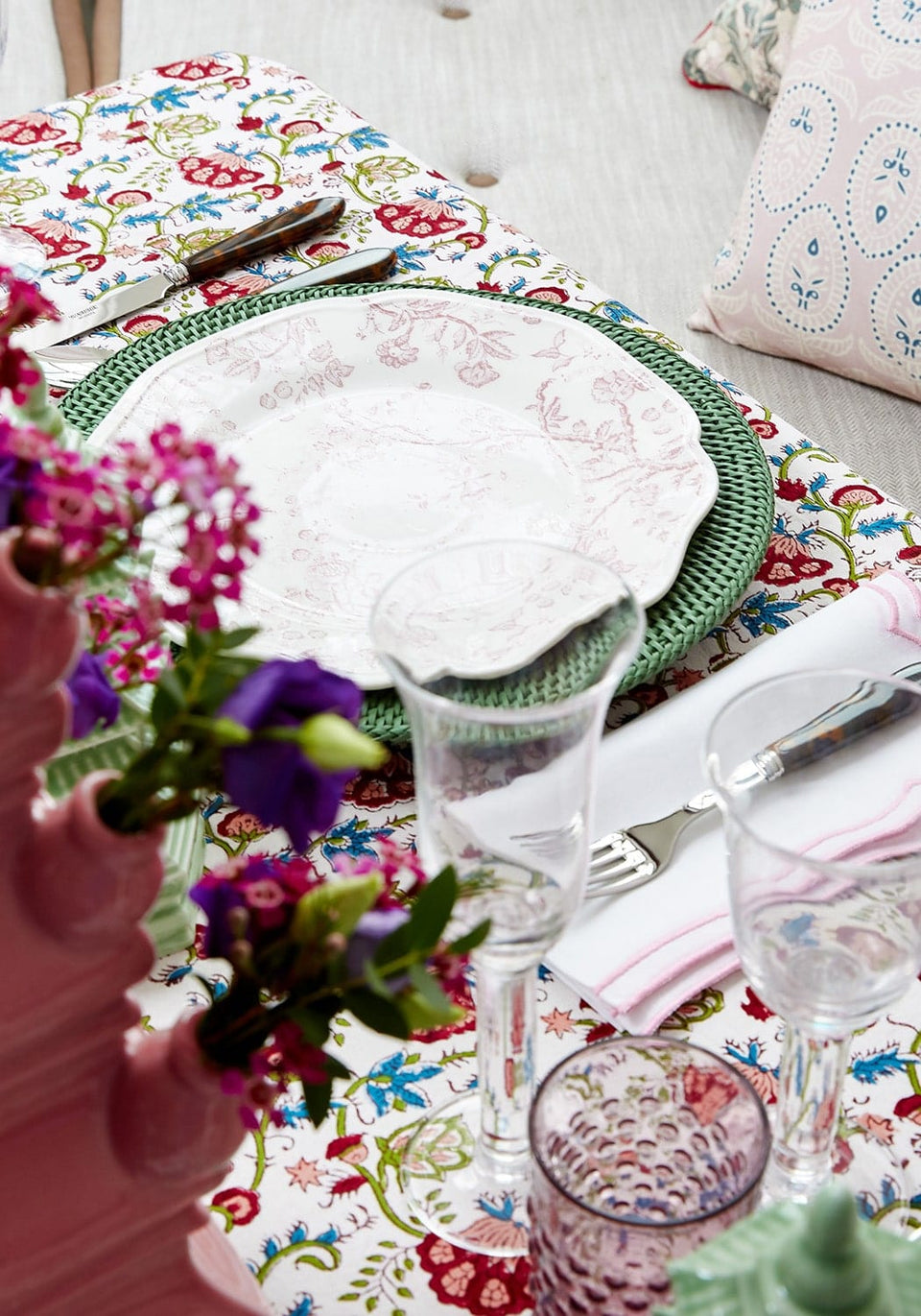 Palm Beach Cushion Cover - Casa by Josephine Jenno