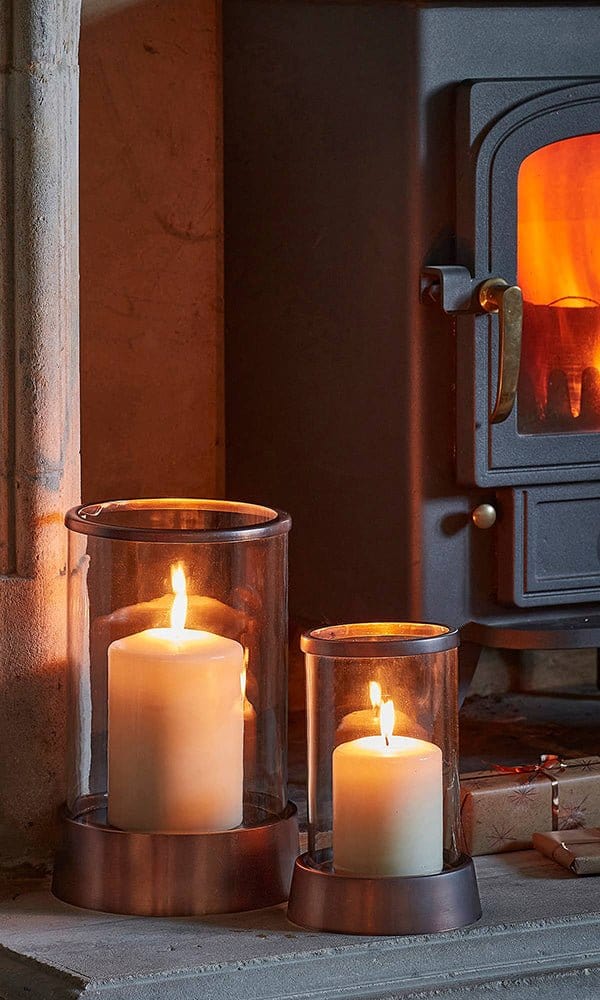 Palm Beach Hurricane Lantern - Casa by Josephine Jenno