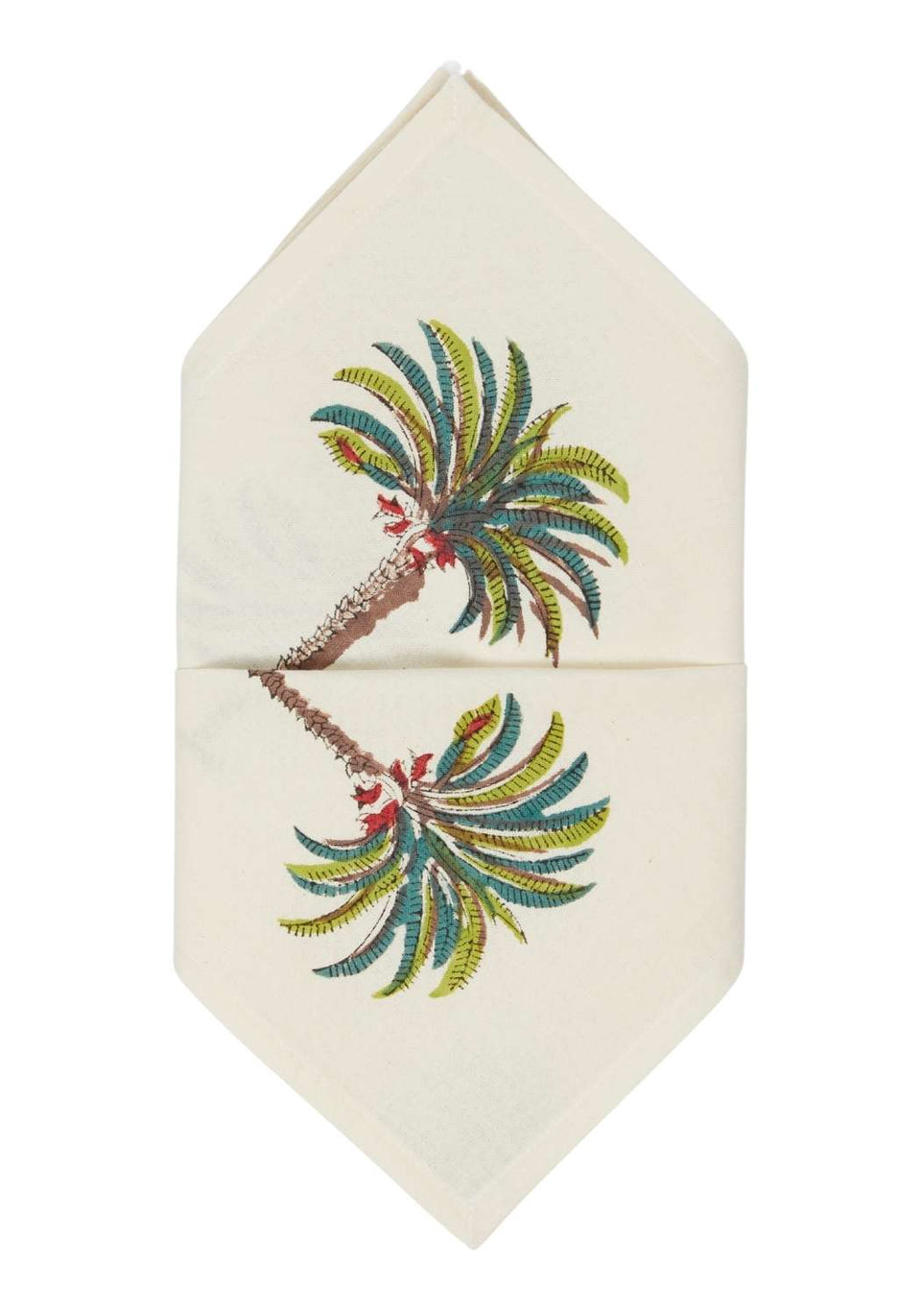 Palm Tree Table Napkin - I Dream of Genie - Set of 4 - Casa by Josephine Jenno