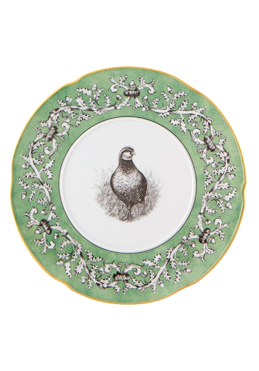 Pheasant Fancy Dessert Plates - Set of 4 - Casa by Josephine Jenno