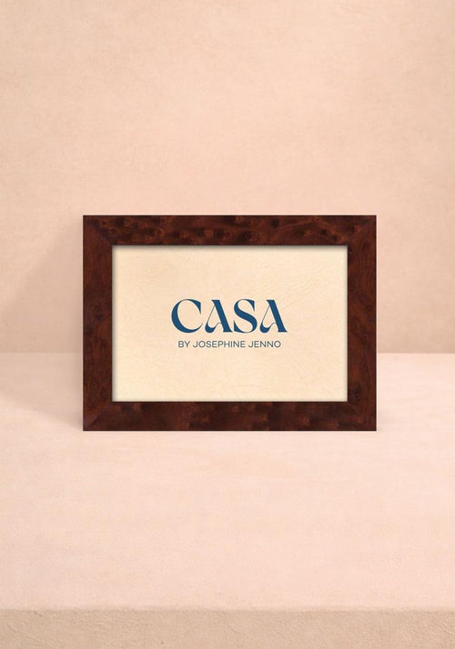 Brown Wooden Photo Frame 6x4