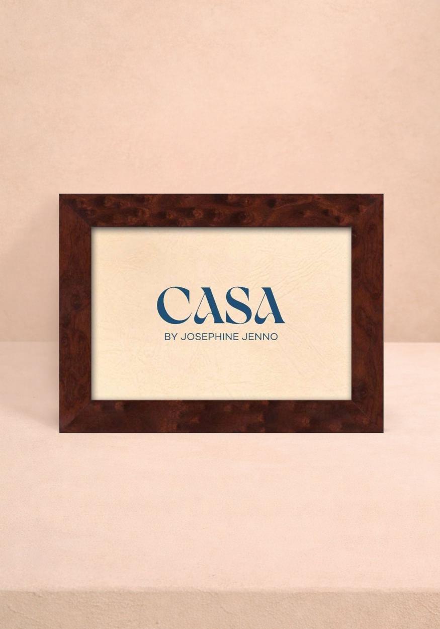 Brown Wooden Photo Frame 7x5"