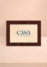 Brown Wooden Photo Frame 8 x 10" Wall and Desk