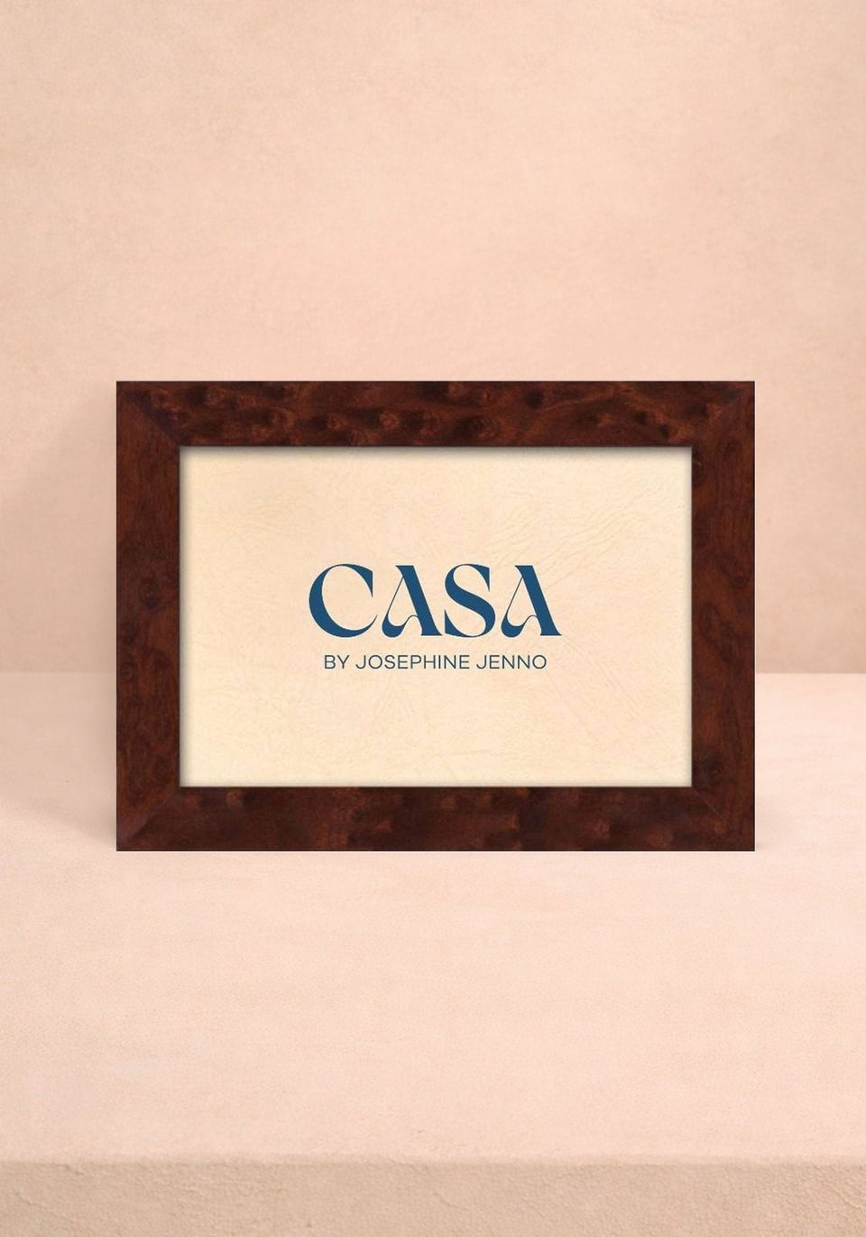 Brown Wooden Photo Frame 8 x 10" Wall and Desk