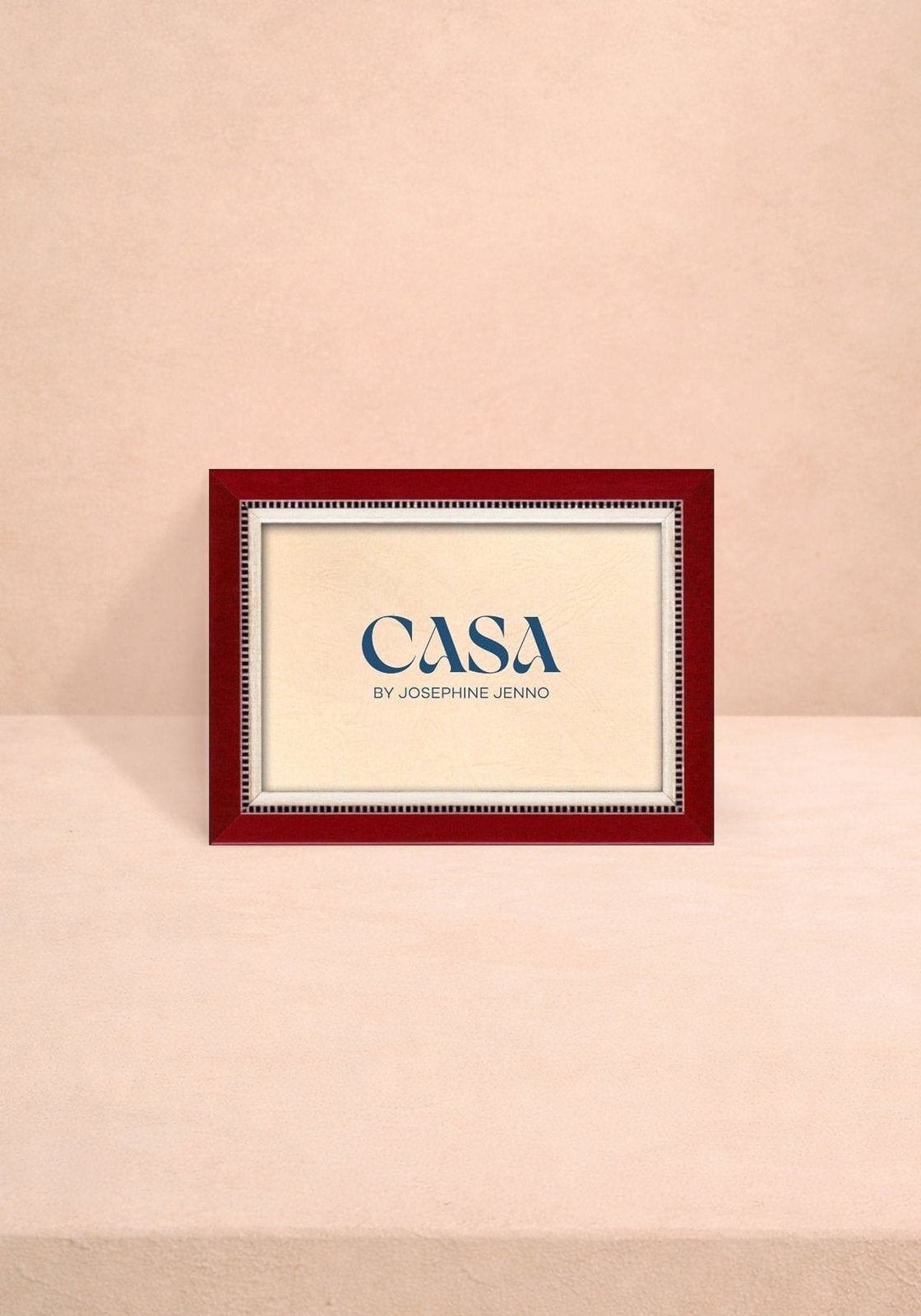 Cherry Red MIKY Photo Frame 6x4"