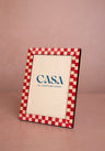 Classic Red Checkered Frame 7x5"